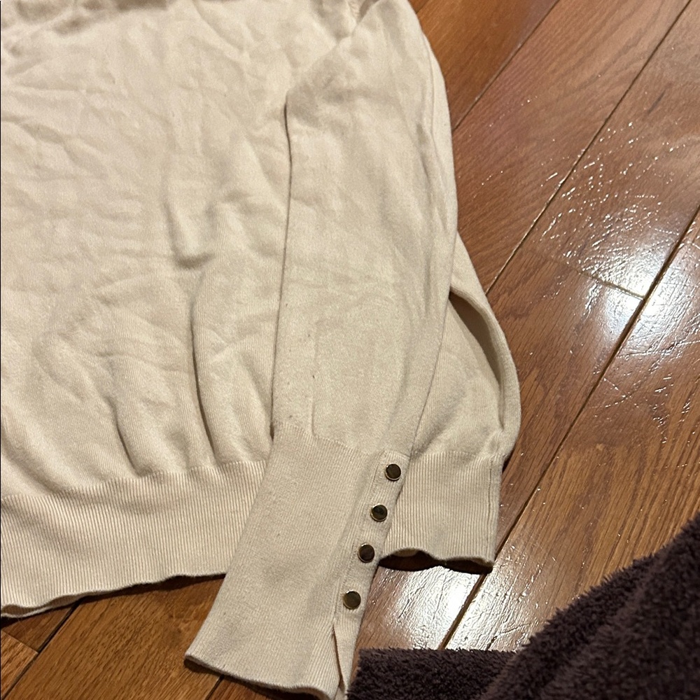 Zara Cream Turtleneck Sweater - Picture 7 of 9